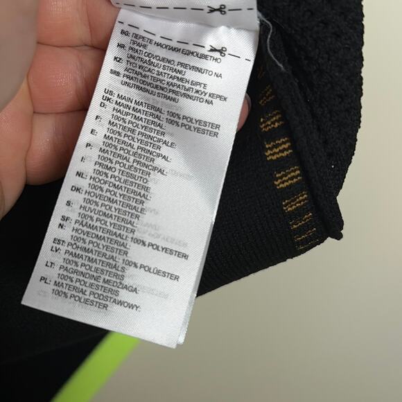 ADIDAS x IVY PARK Beyonce Knit Bodycon Mini Skirt Black {3V14} - Picture 7 of 7